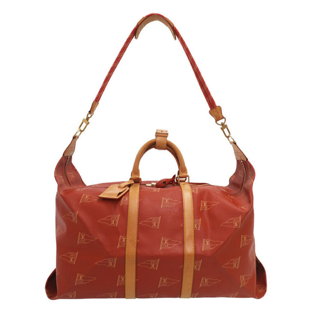 Louis Vuitton Americas Cup sailing duffle bag Red
